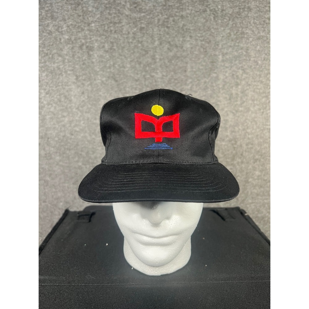Vintage 90s The Moody Blues Band Hat Snapback Brockum Tour Merch Black Cotton